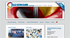 Desktop Screenshot of huelsemann.com